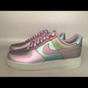 rare nike chrome air force 1